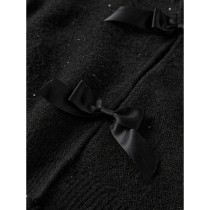 NAME IT Glimmer Striktrøje Simra Black
